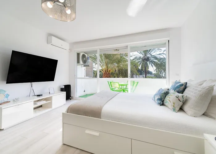Moderno Estudio Y Piscina A 50 Metros De La Playa