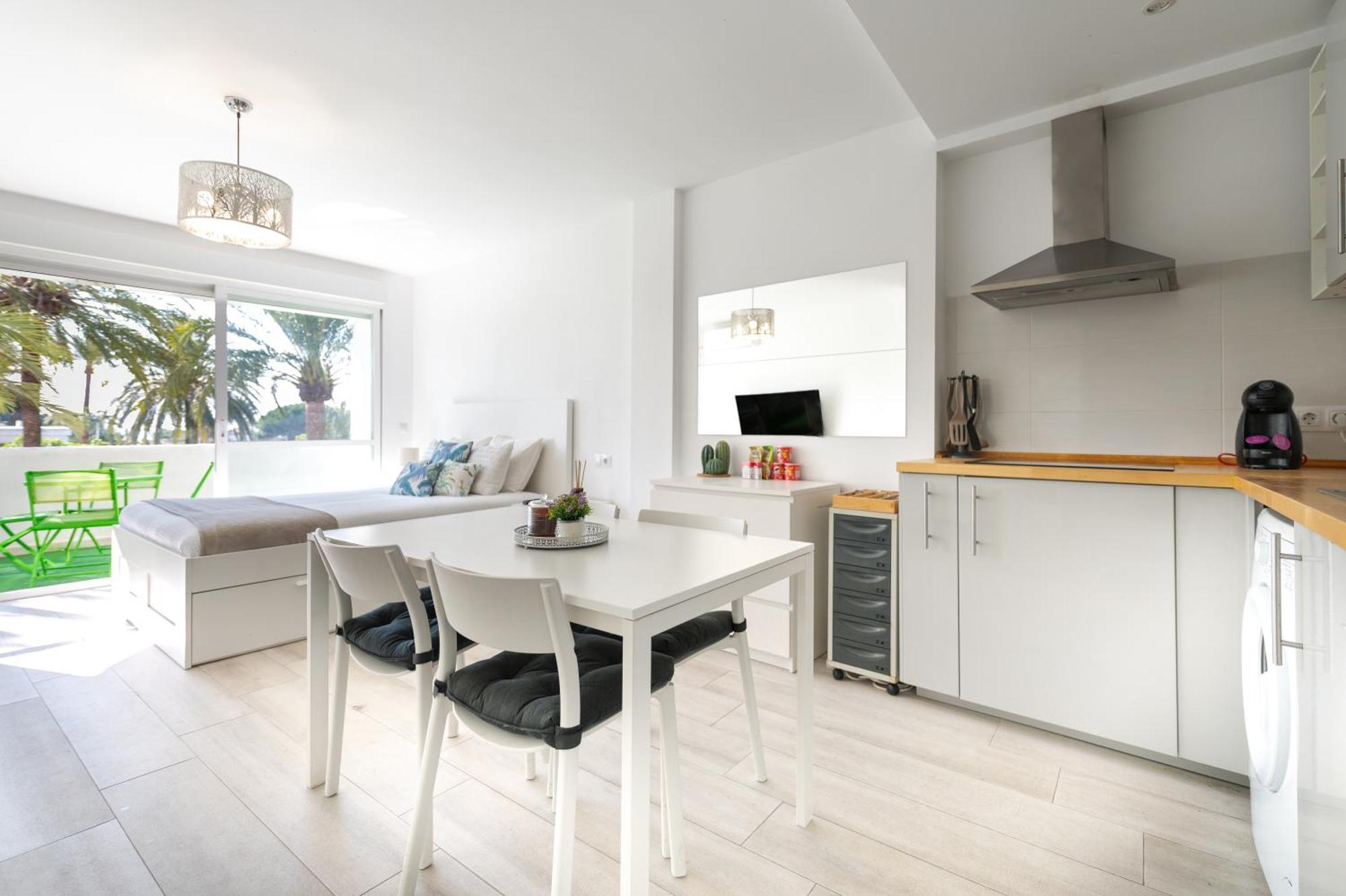 Appartement Moderno Estudio Y Piscina A 50 Metros De La Playa *